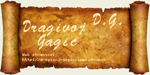 Dragivoj Gagić vizit kartica